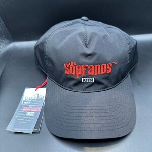 Kith x Sopranos Black Cap with Red Accent